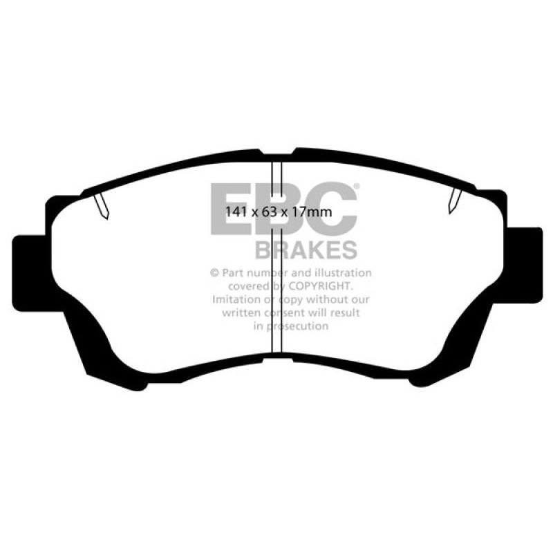 EBC 92-96 Lexus ES300 3.0 Yellowstuff Front Brake Pads