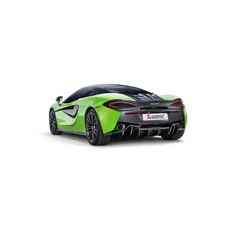 Akrapovic 16-17 McLaren 570S Slip-On Line (Titanium) w/ Carbon Tips