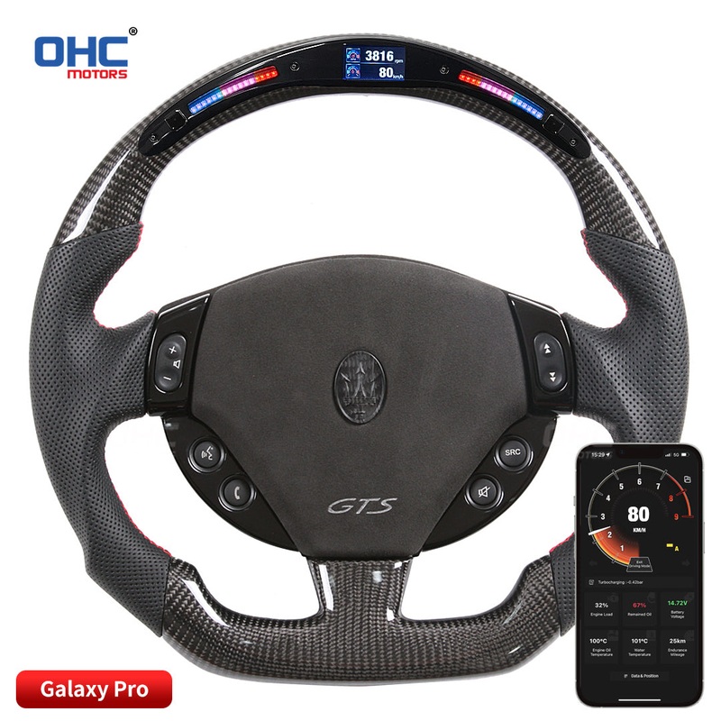 OHC Motors Led Light Up Steering Wheel for Maserati GT GranTurismo GranCabrio Quattroporte