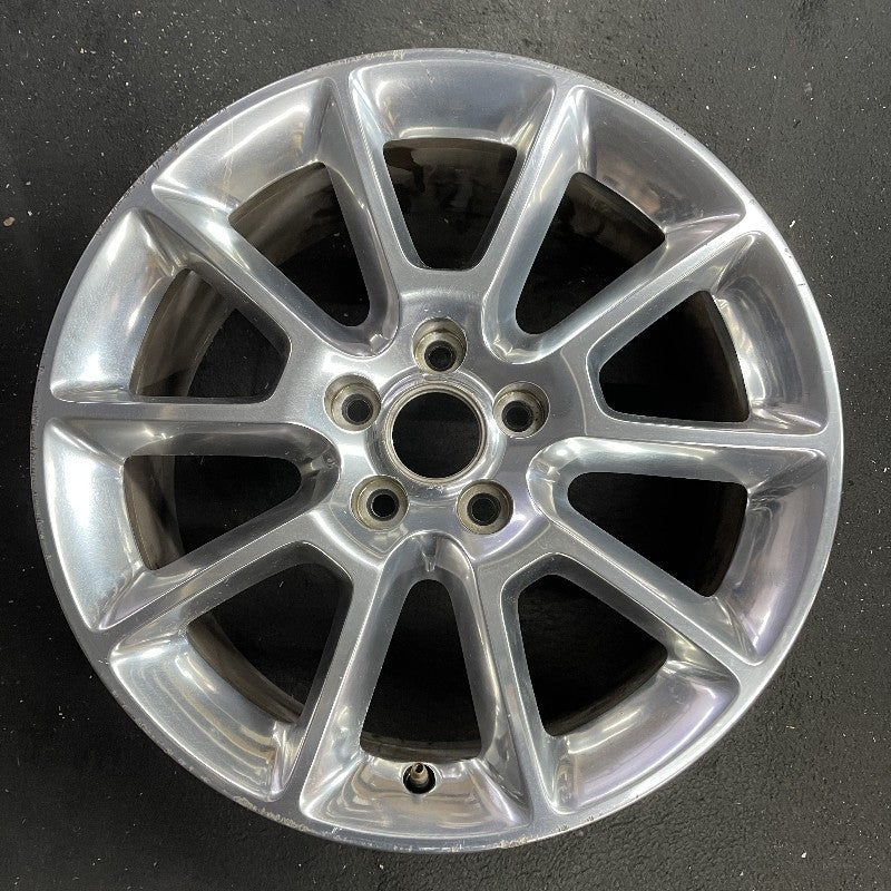 18″ MUSTANG 10 18×8 aluminum TPMS 10 spoke polished Original OEM Wheel Rim