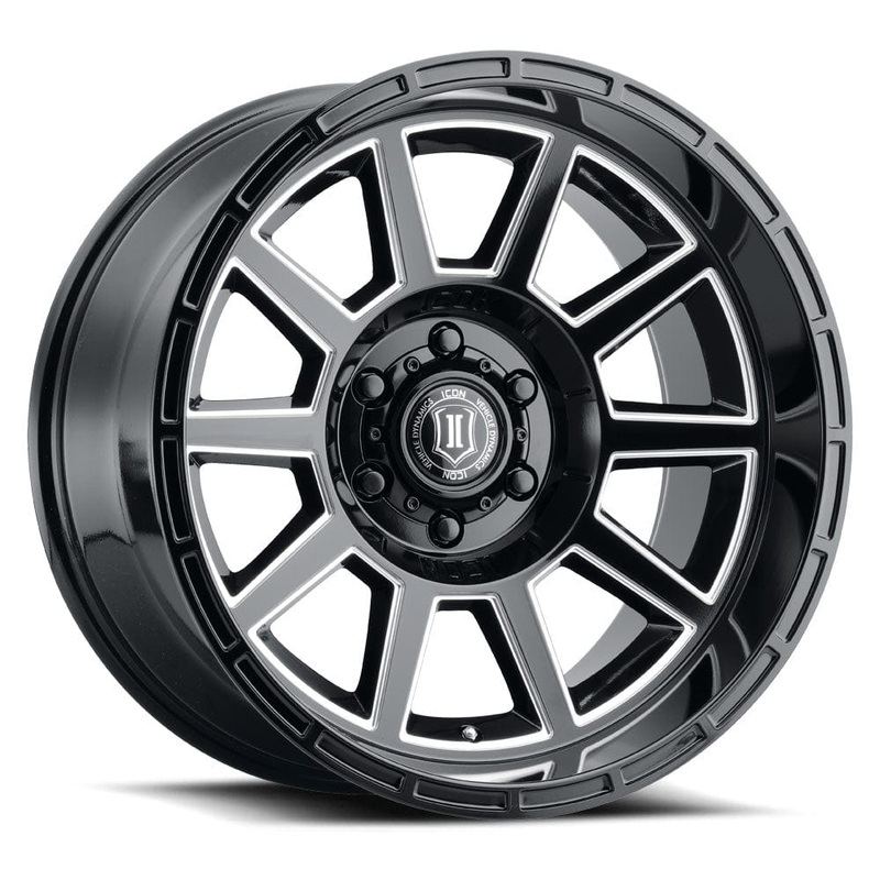 ICON Alloys Recoil 20″ 6×139.7 Gloss Black Milled Spokes