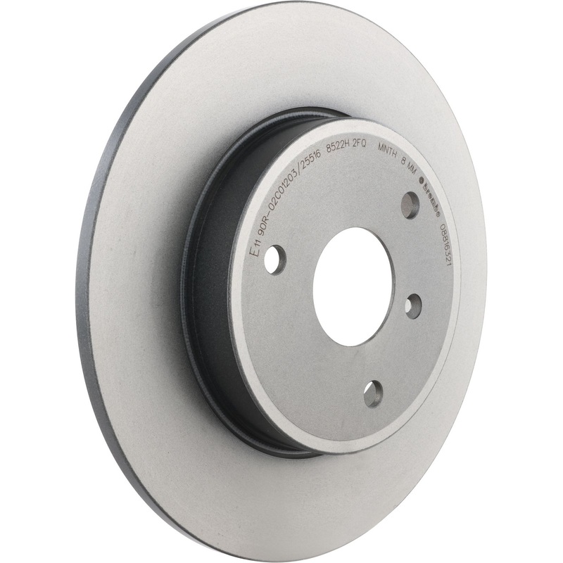 PRIME UV Coated Front Disc Brake Rotor – 08.8163.21