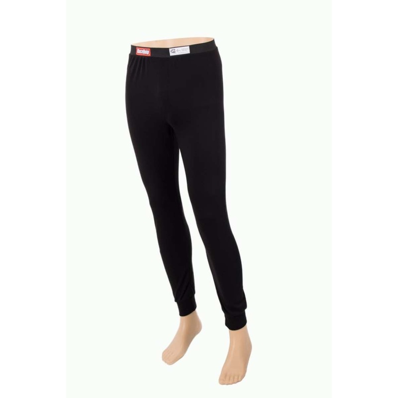 RaceQuip SFI 3.3 Fire Retardant Long John Underwear Bottoms Youth X-Small Black