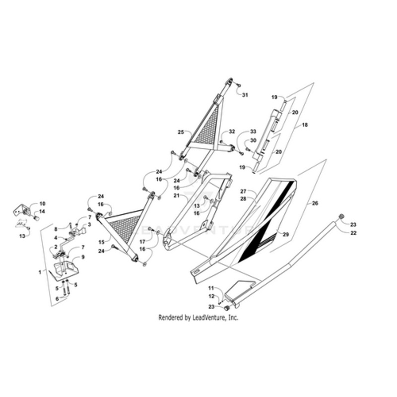 Door Decal – Lower – Right by Arctic Cat