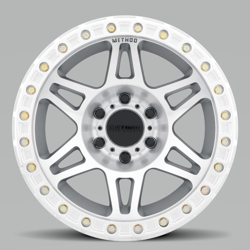 Method MR106 Beadlock 17×9 -44mm Offset 8×6.5 130.81mm CB Machined/Clear Coat w/BH-H36125 Wheel