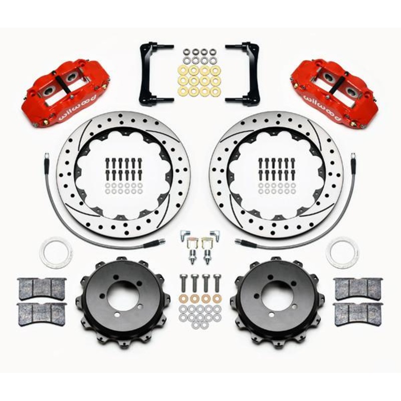 Wilwood 4R Rear Drilled Big Brake Kit | 2022+ Subaru BRZ/Toyota 86 and 2013-2021 Subaru BRZ/Scion FR-S/Toyota 86 (140-12871-DR)