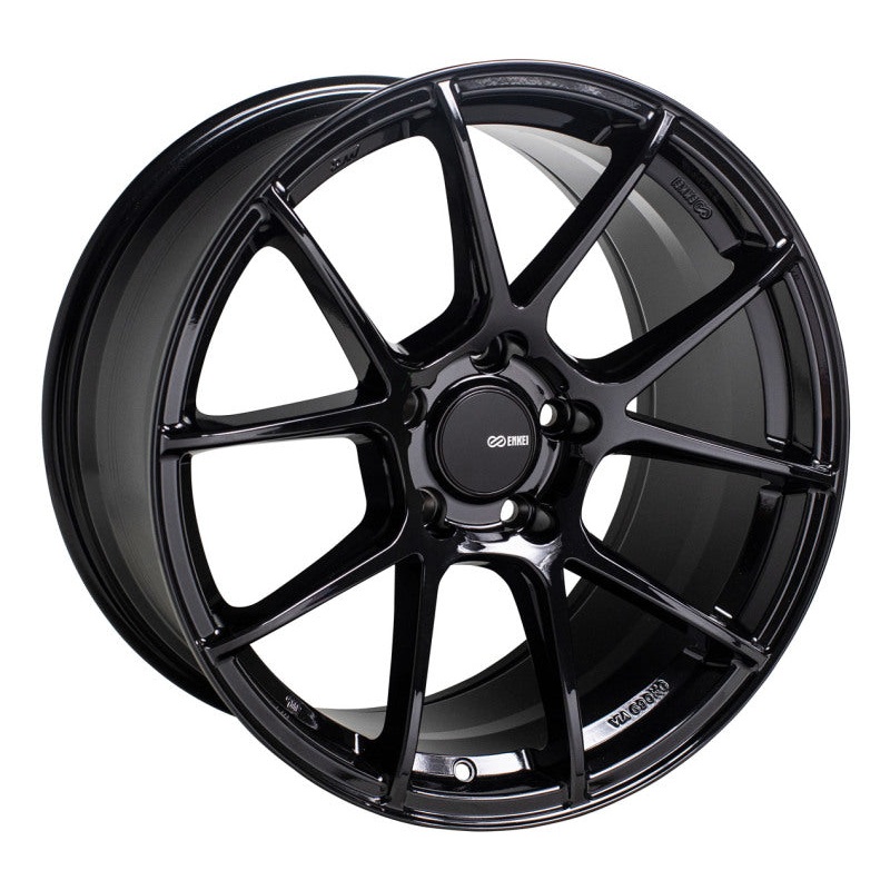 Enkei TS-V 18×8 5×112 45mm Offset 72.6mm Bore Gloss Black Wheel