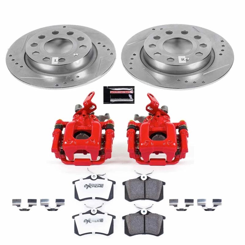 PowerStop Power Stop 2019 Volkswagen Beetle Rear Z26 Street Warrior Brake Kit w/Calipers