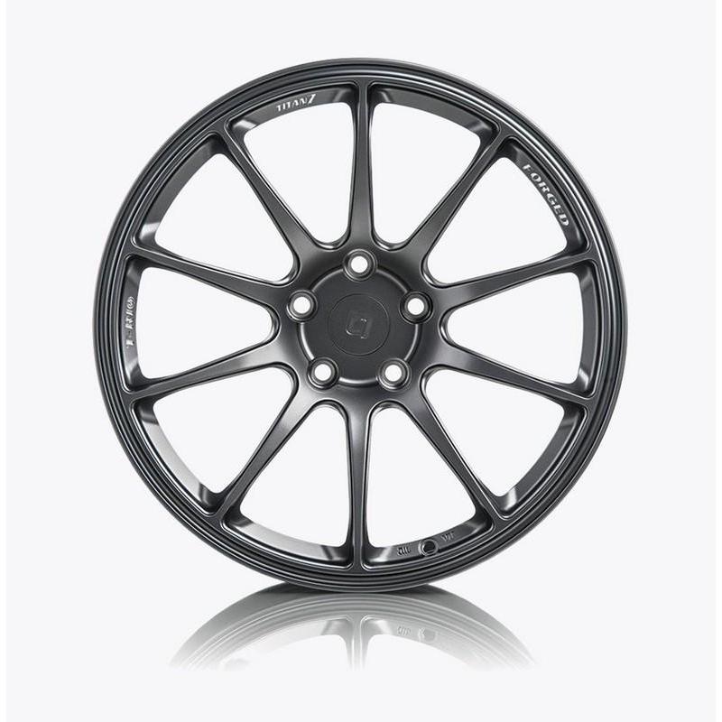 Titan 7 18 Inch T-R10 Satin Titanium Forged Wheels For Nissan 370Z, 350Z