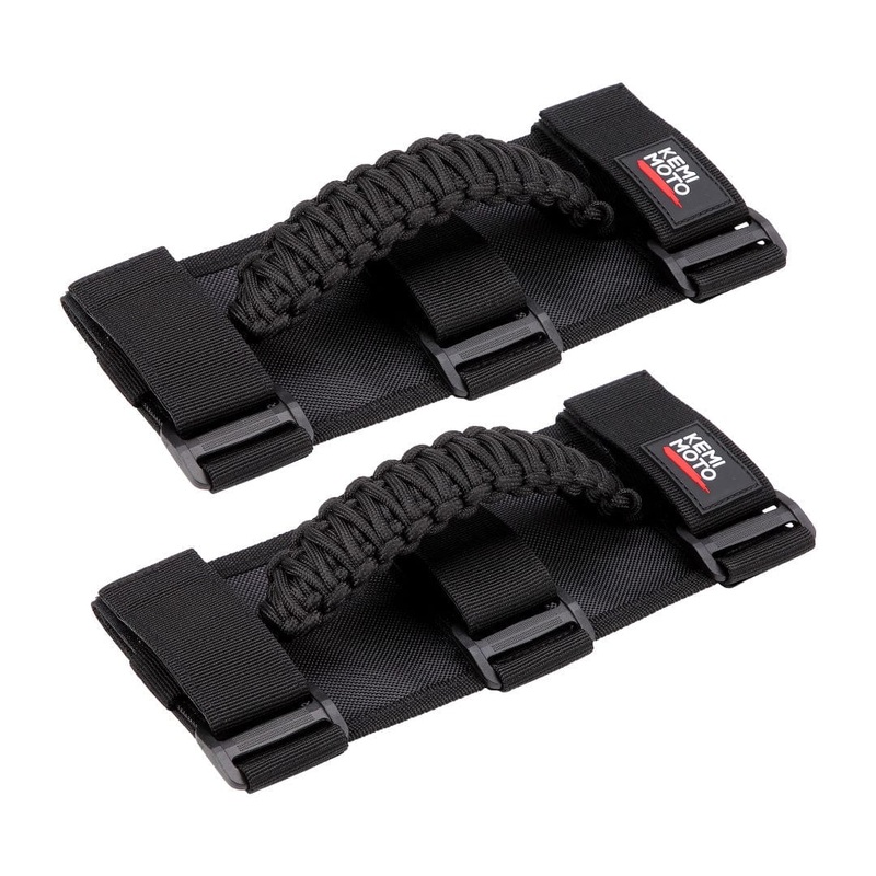 UTV Universal Heavy Duty Grips, Grab Handle Fit 1.5-2 Roll Bar by Kemimoto
