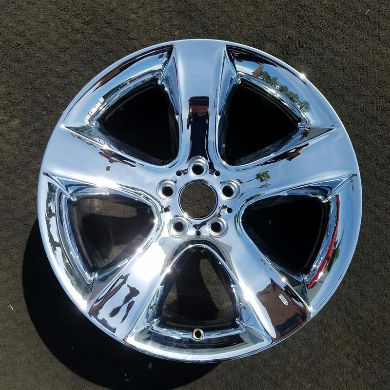 19″ BMW X6 08-10 19×9 alloy rear 18mm offset 5 spoke flared spoke Original OEM Wheel Rim