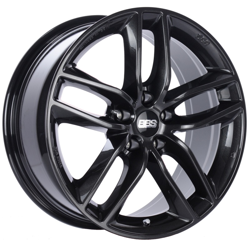 BBS SX 19×8.5 5×114.3 ET45 Crystal Black Wheel -82mm PFS/Clip Required