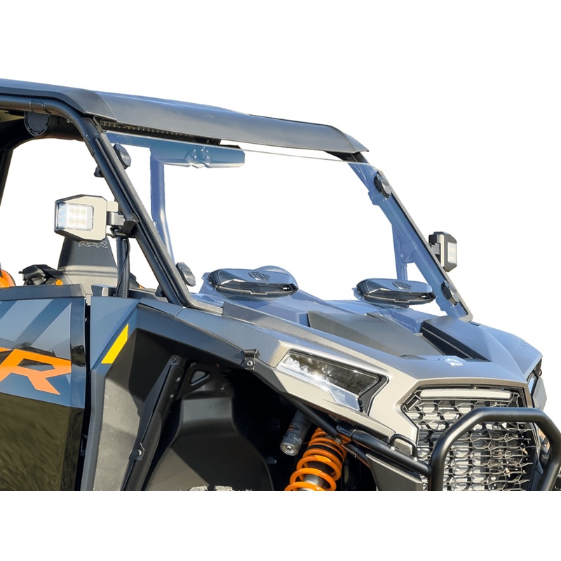 Polaris RZR Xp / Xp-4 1000 Dual Vented Hard Coated Front Windshield by Spike