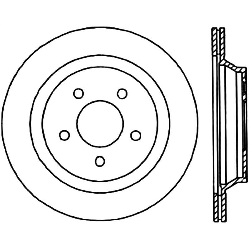 Stoptech 94-04 Ford Mustang Cobra Rear CRYO-STOP Rotor