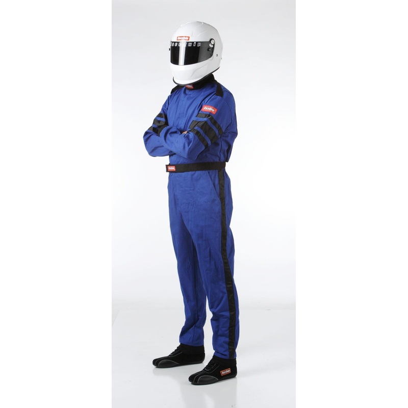 RaceQuip Blue SFI-1 1-L Suit – Large