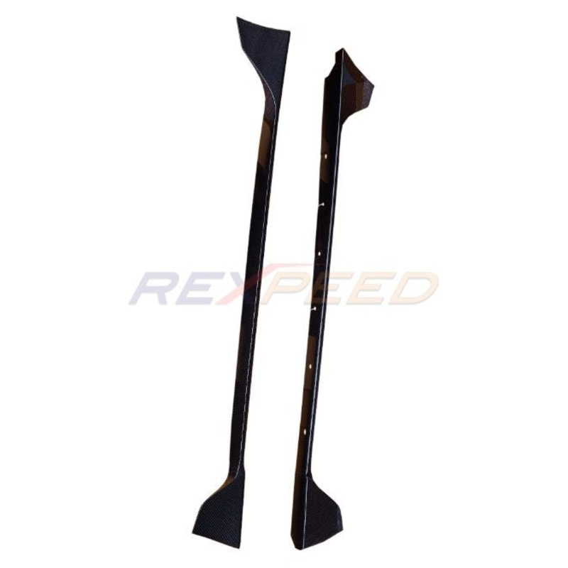 Rexpeed 2020+ Supra GR V1 Carbon Fiber Side Skirts Extensions – Gloss | TS06