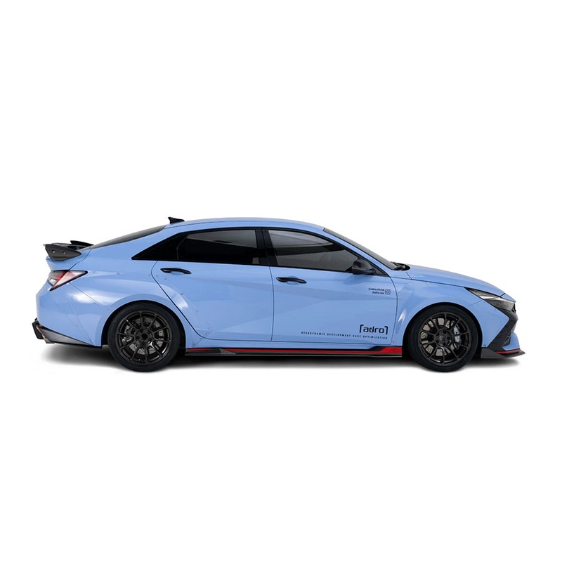 ADRO Carbon Fiber Side Skirts – 2022+ Hyundai Elantra N