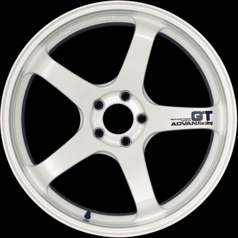 Advan GT Premium Version 19×9.0 +25 5-112 Racing White Wheel