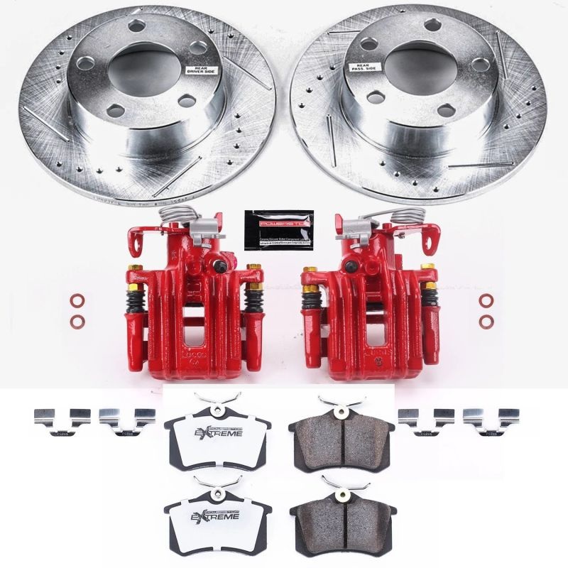 PowerStop Power Stop 98-01 Audi A6 Quattro Z26 Street Kit w/ Calipers – Rear