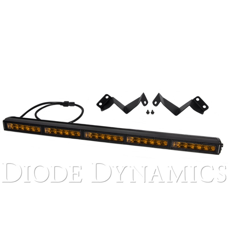 Tacoma 30 Inch LED Light Bar Kit 16-19 Tacoma Stealth Amber Driving Diode Dynamics