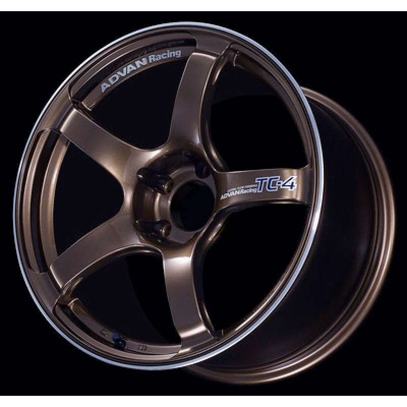 Advan TC4 16×6.5 +45 4-100 Umber Bronze Metallic & Ring Wheel