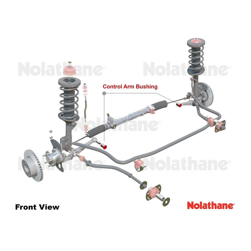 Nolathane Front Control Arm – Lower Inner Bushing Kit | 1985-1989 Toyota MR2 Supercharged (REV034.0088)