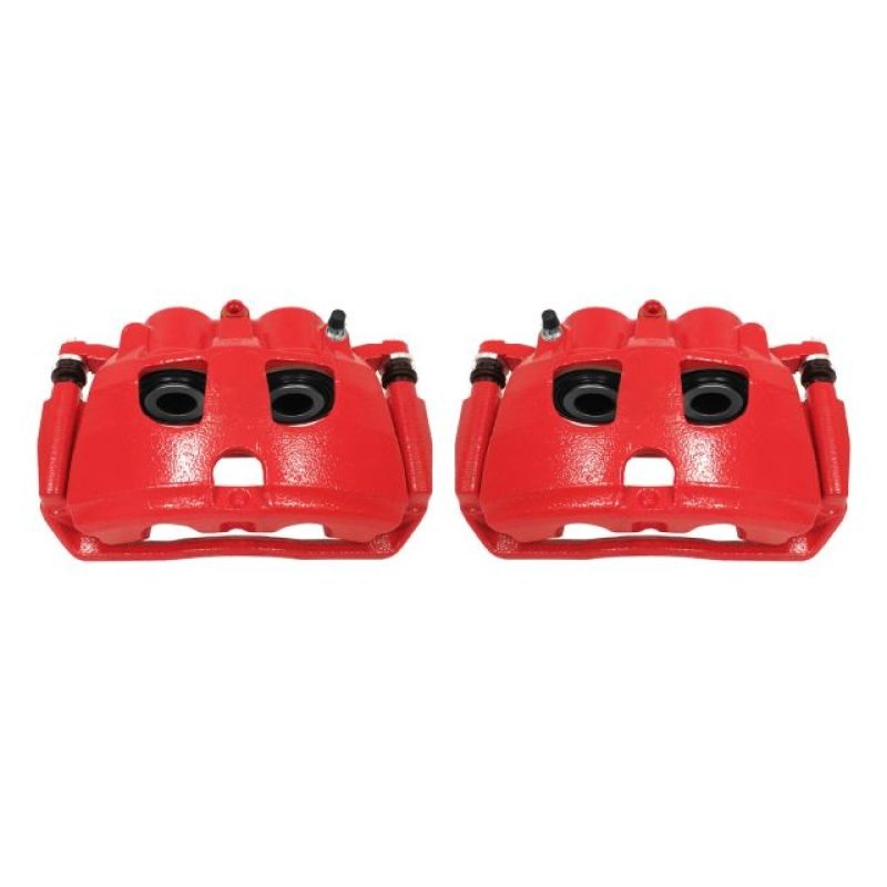 Power Stop 09-10 Dodge Ram 2500 Rear Red Calipers w/Brackets – Pair