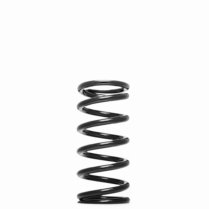 QA1 8HT250B High Travel Coil Spring 8in. 2-1/2in. ID 250lbs/in. Straight Black