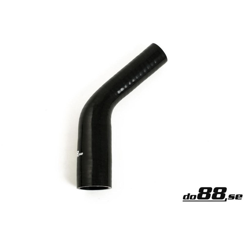 Silicone Hose Black 45 degree 0,75 – 1,25” (19-32mm)