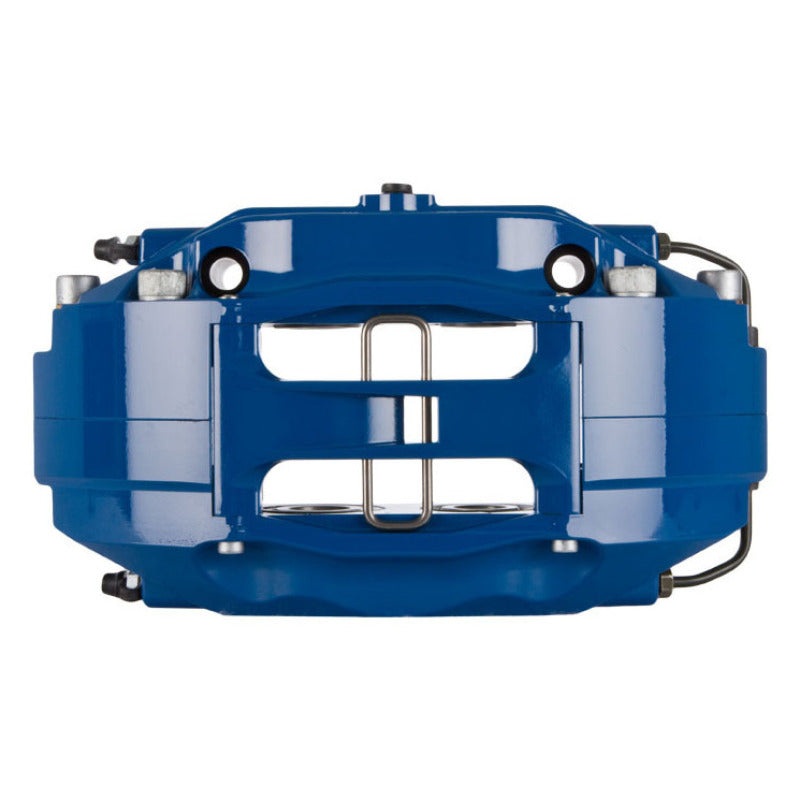 StopTech 12-13 Volkswagen Golf Front BBK w/ Blue ST-40 Calipers Slotted 355x32mm Rotors