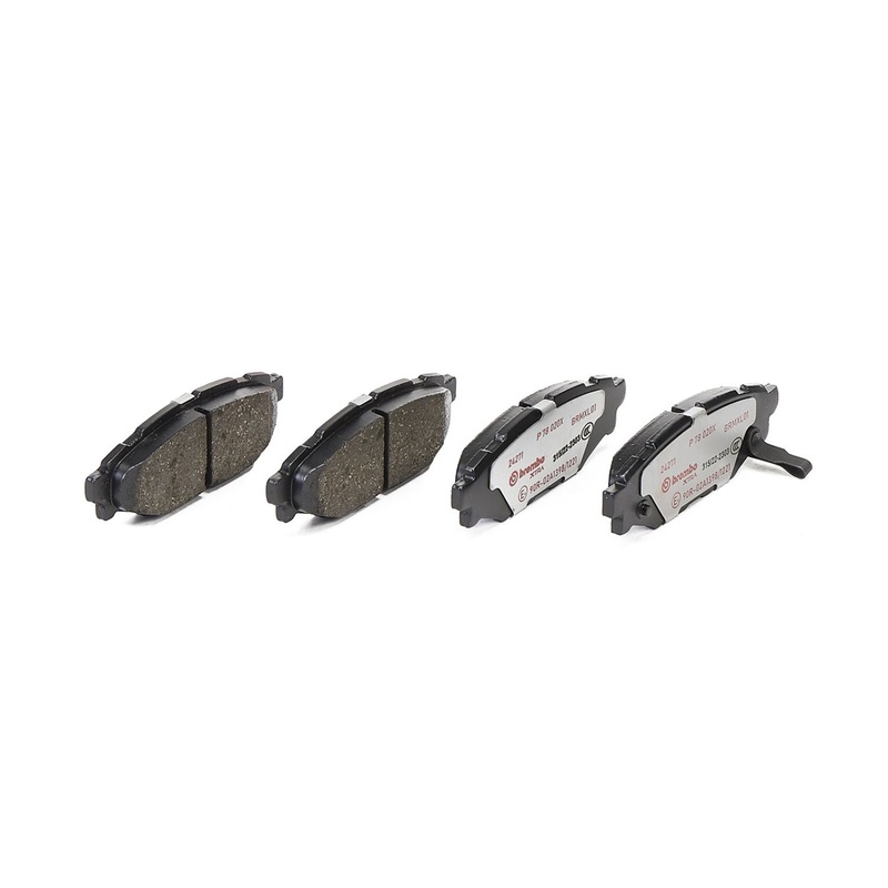 XTRA Low-Met Rear Disc Brake Pad Set – P78020X