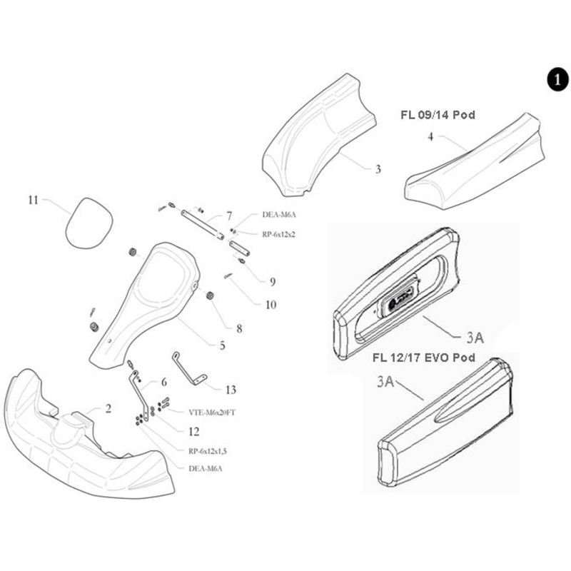 8. 20.2996.20 Birel Driver Panel Mounting Grommet