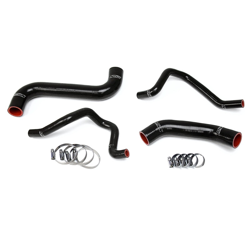 HPS Silicone Radiator + Heater Coolant Hose Kit | 2004 – 2005 Subaru Impreza  (57-1733-BLK)