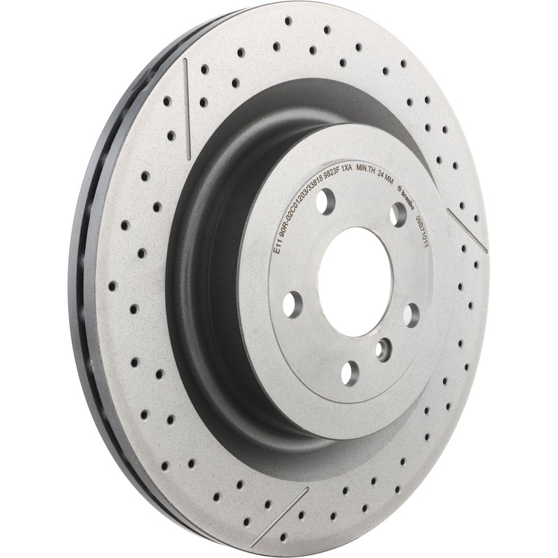PRIME UV Coated Rear Disc Brake Rotor – 09.B710.11