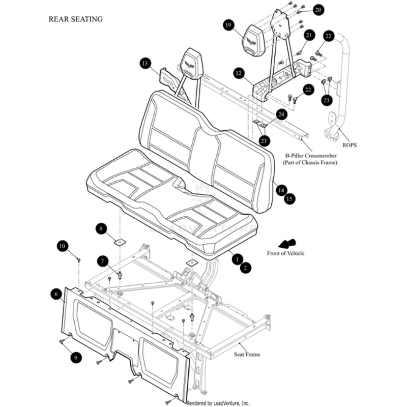 Seatback Support (Painted) Left-Weld by Arctic Cat