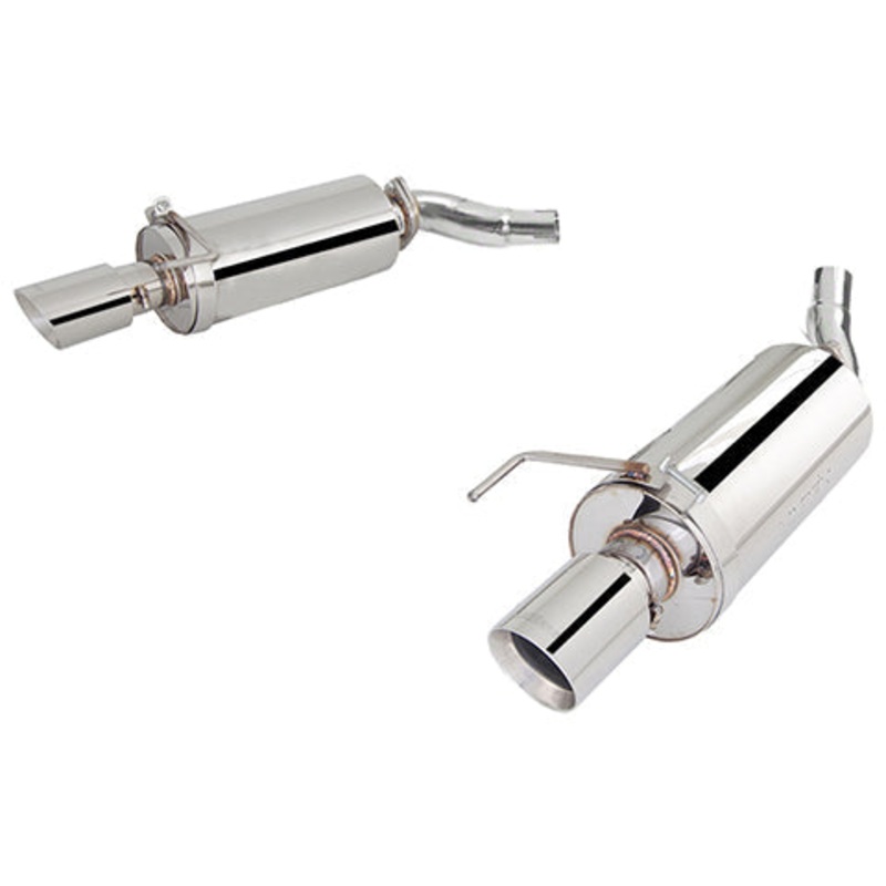 XForce Axle Back Exhaust System | 2015-2017 Ford Mustang GT (ES-FM15-ABS)