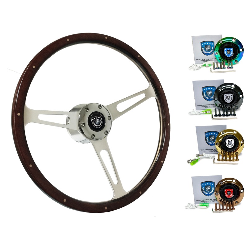 1986-90 BMW M3 Steering Wheel Kit | Deluxe Espresso Wood | ST3553A