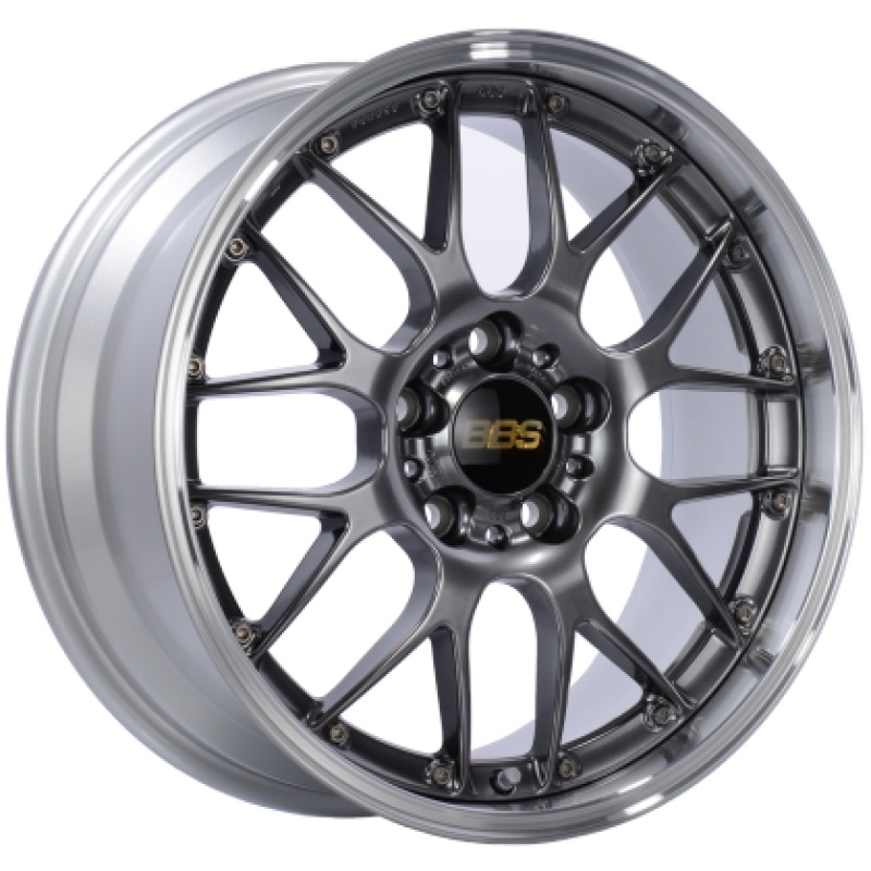 BBS RS-GT 19×8.5 5×112 ET30 Diamond Black Center Diamond Cut Lip Wheel – 82mm PFS Required | RS991DBPK