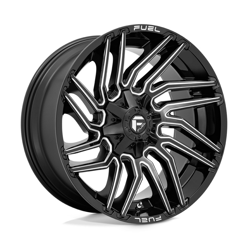 Fuel Wheels D773 Typhoon 22″ 8×180 Gloss Black Milled