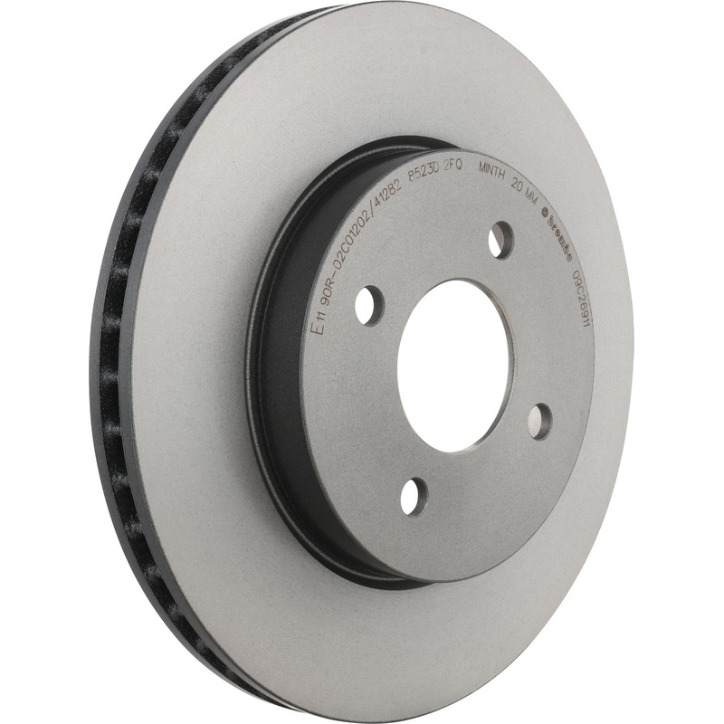 PRIME UV Coated Front Disc Brake Rotor – 09.C269.11
