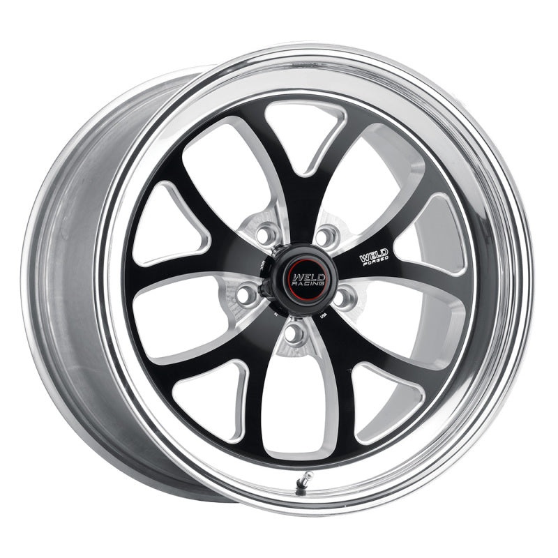 Weld S76 17×7 / 5×120 BP / 4.2in. BS Black Wheel (Medium Pad) – Non-Beadlock