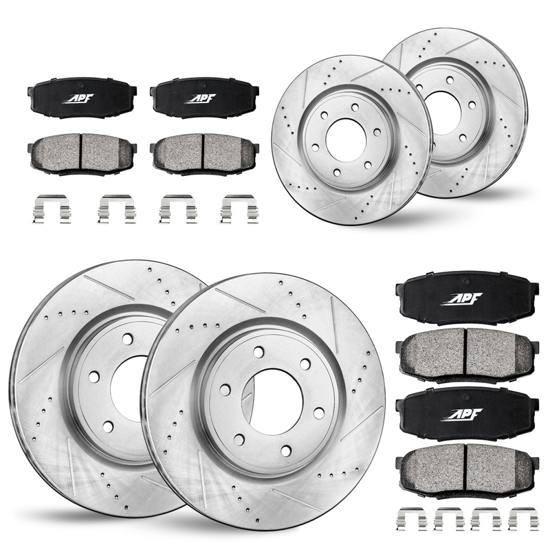 APF Full Brake Kit Rotors and Pads for Lincoln Navigator 2003-2006