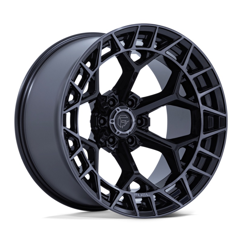Fuel Wheels FC873 Charger 17″ 6×139.7 Gloss Black Brushed Face Dark Tint