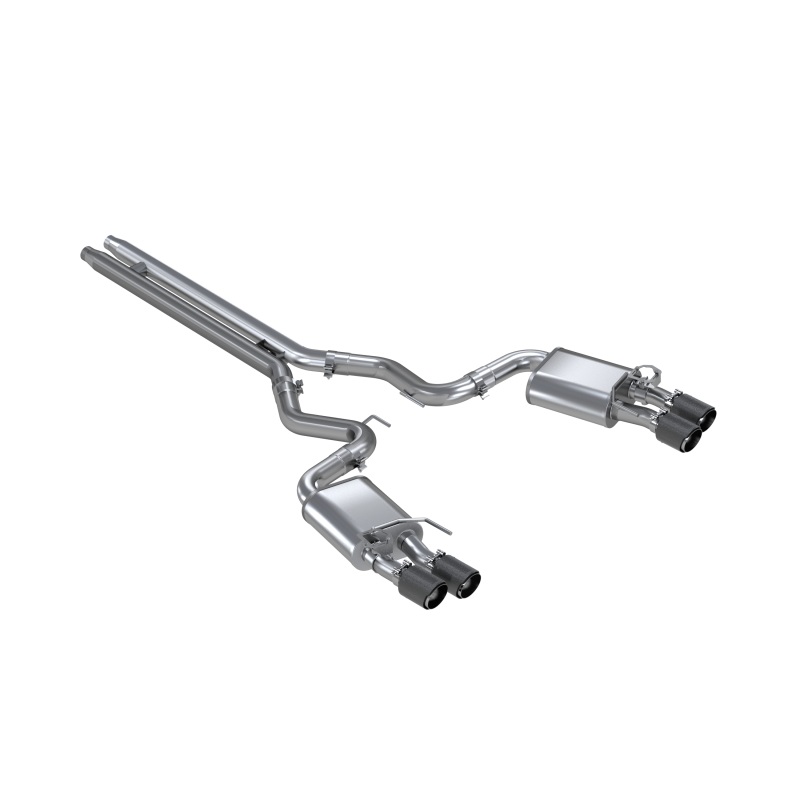 MBRP Active Cat-Back Exhaust 20182023 Ford Mustang GT 5.0 (carbon fiber tips)