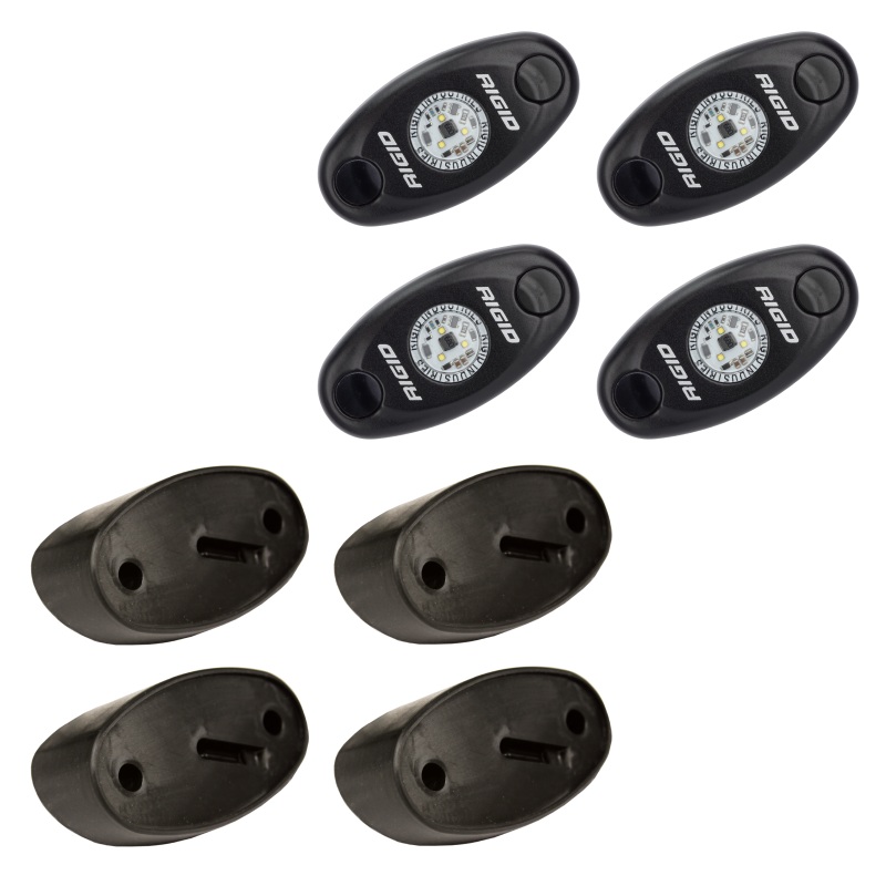 Rigid Industries Rock Light Kit Cool White 4 lights Universal | 400203