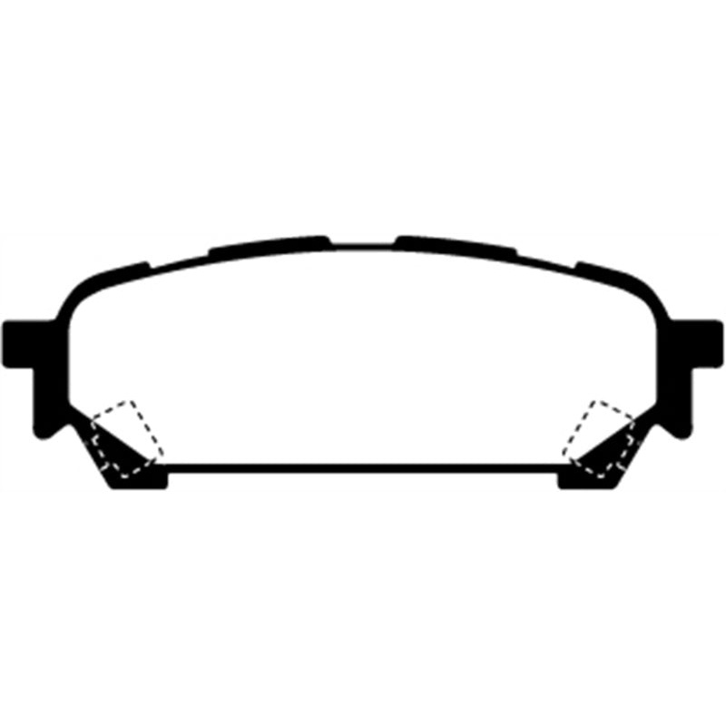 EBC 04-06 Saab 9-2X 2.0 Turbo Yellowstuff Rear Brake Pads