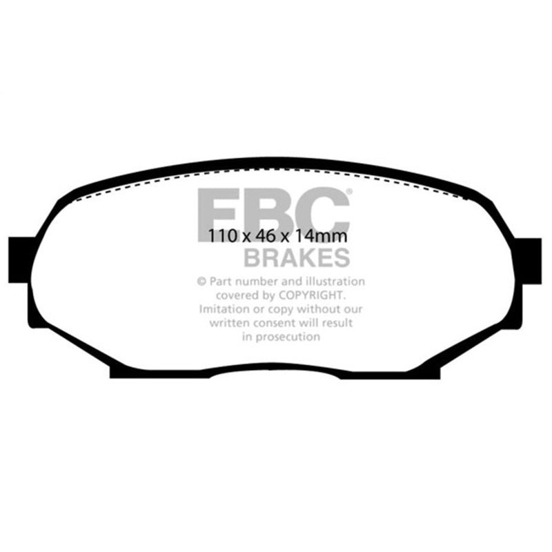 EBC 90-93 Geo Storm 1.6 Greenstuff Front Brake Pads