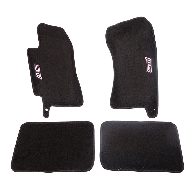 NRG Floor Mats – 04-07 Subaru WRX STI (STi Logo) – 4pc.