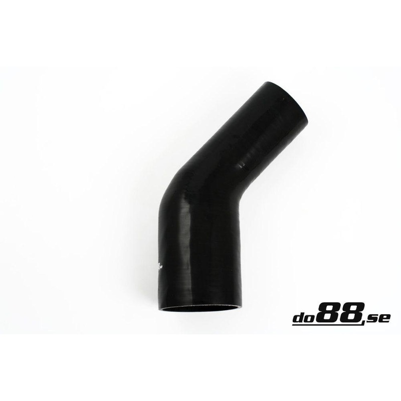 Silicone Hose Black 45 degree 3,25 – 4” (83-102mm)