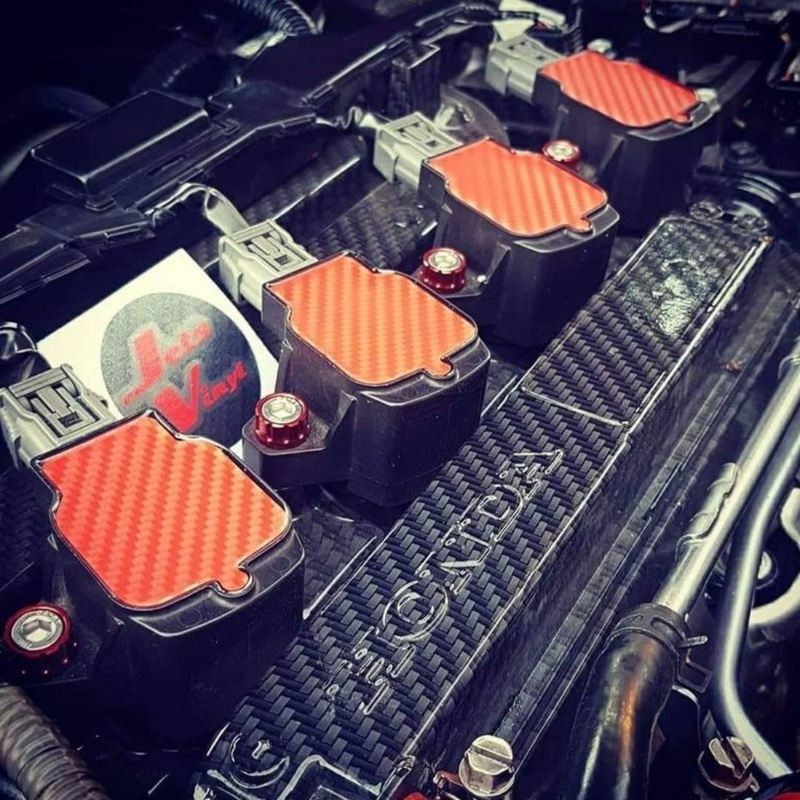 Jets Vinyl Coil Cover Decals | 16-22+ Civic